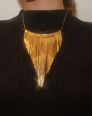 Collier Franges dorées à louer