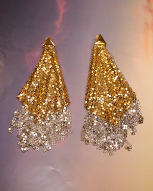 Boucles d'oreilles maille XXL à louer