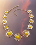 Collier Marguerite strass