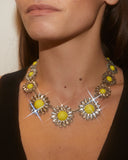 Collier Marguerite strass