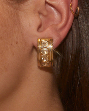 Boucles d'oreille strass