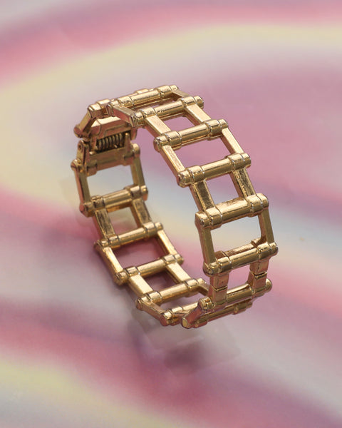 Bracelet rigide grille