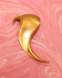 Broche virgule mate