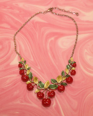 Collier cerises