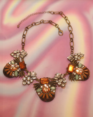 Collier motif en strass