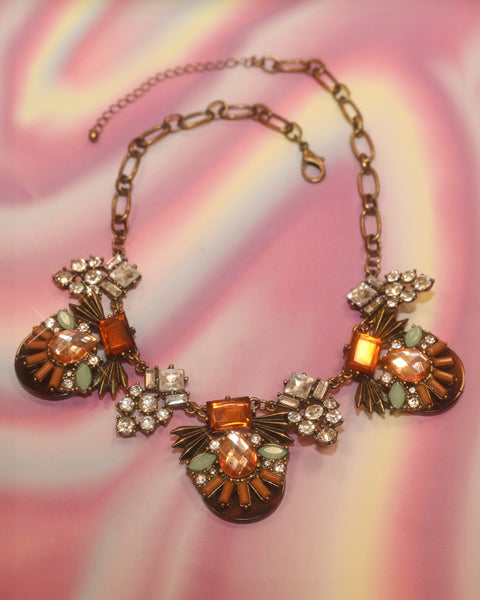 Collier motif en strass