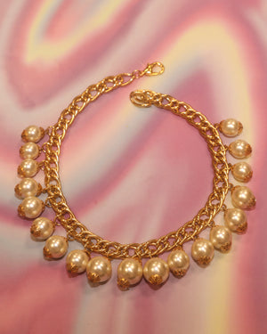 Collier pampilles perles