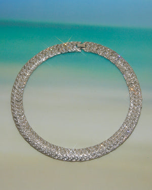 Choker rigide strass