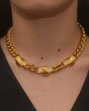 Collier maillons dorés