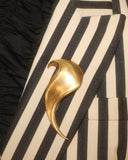Broche virgule mate