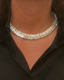 Choker rigide strass