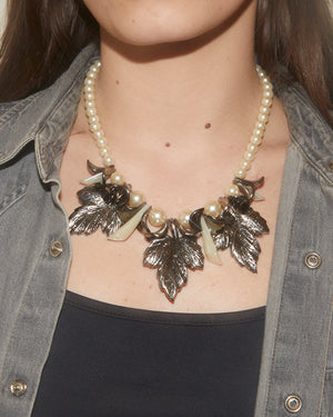 Collier feuilles de vignes