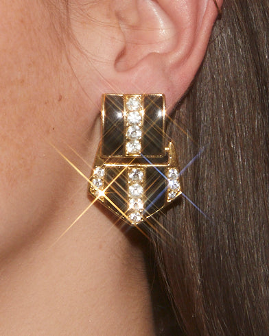 Boucles d'oreilles graphiques