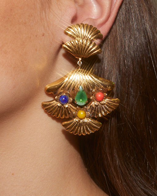 Boucles d'oreilles baroques