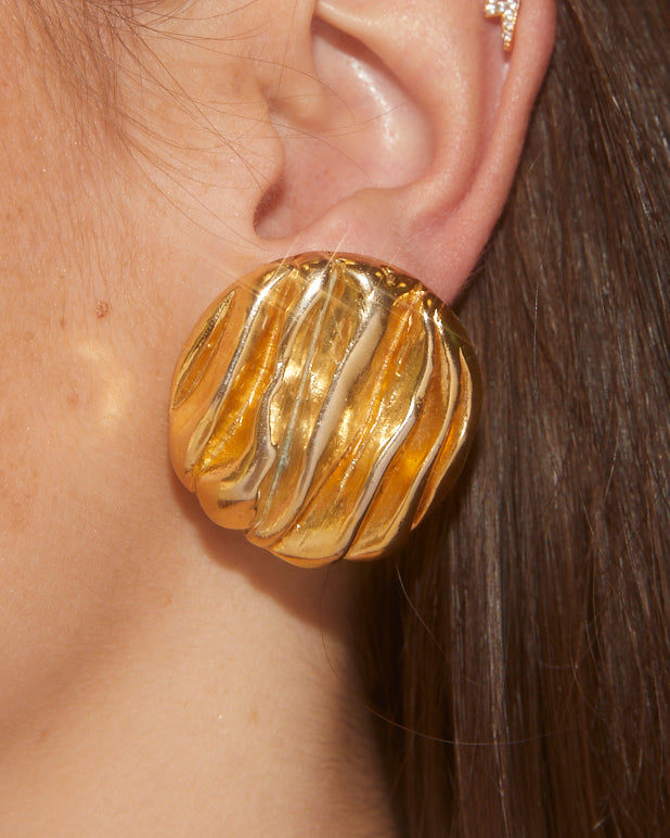 Boucles d'oreilles à reliefs