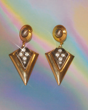 Boucles d'oreilles triangulaires