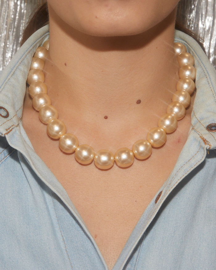 Collier perles XL