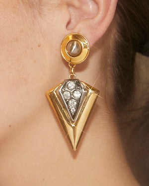 Boucles d'oreilles triangulaires