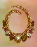 Collier coeurs Automne