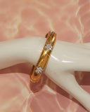 Jonc doré et strass