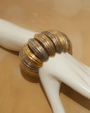 Bracelet argenté et doré
