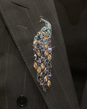 Broche Paon