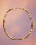 Collier doré articulé