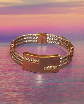 Bracelet doré et argenté