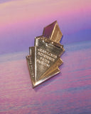 Broche Scherrer dorée