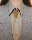Broche Scherrer dorée