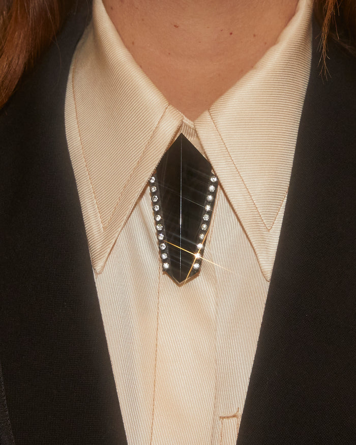 Broche Scherrer noire