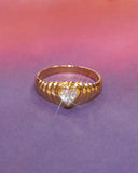 Bague Coeur strass