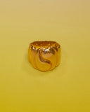 Bague à motifs graphiques