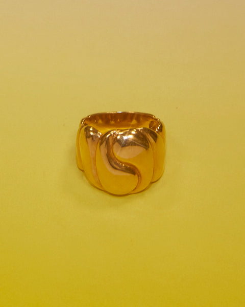 Bague à motifs graphiques