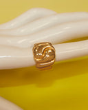 Bague à motifs graphiques