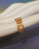 Bague Striée