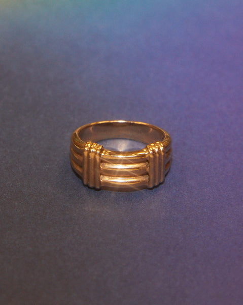 Bague Striée