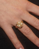 Bague Rosace Perles