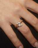 Bague perles et strass