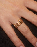 Bague Striée
