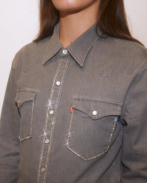 Chemise Denim & Strass #5