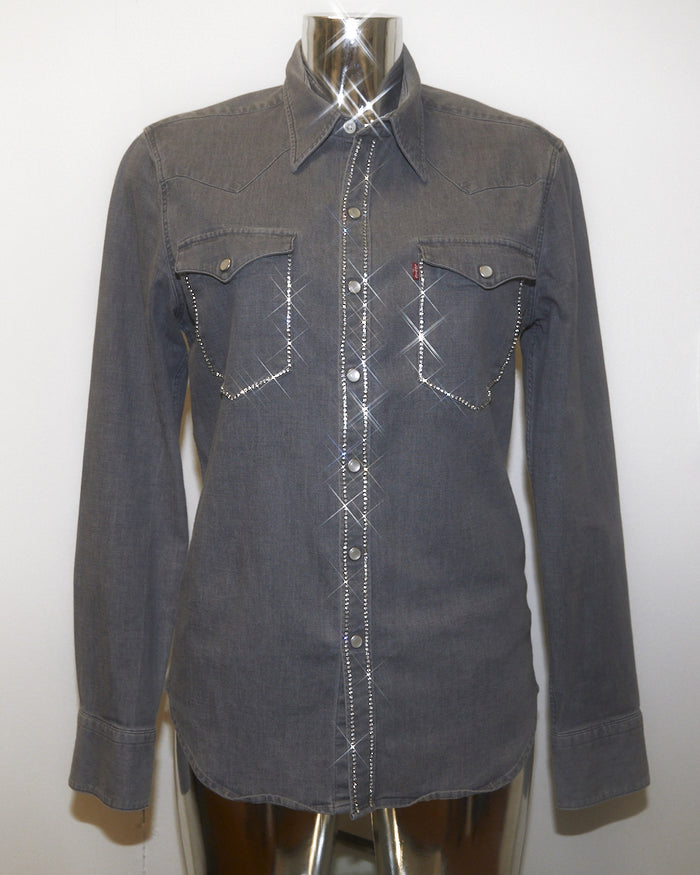 Chemise Denim & Strass #5