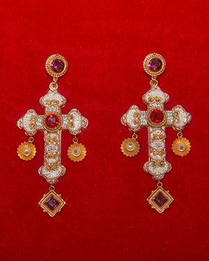 Boucles d'oreilles croix Dolce & Gabbana à louer