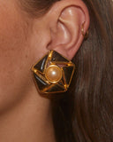 Boucles d'oreilles pentagone