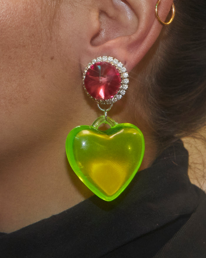 Boucles d'oreilles coeurs