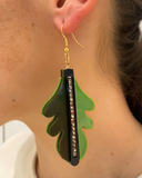 Boucles d'oreilles vintage feuilles