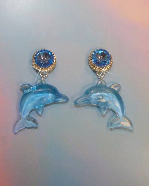 Boucles d'oreilles dauphins