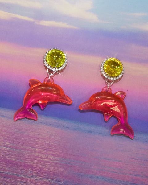 Boucles d'oreilles dauphins