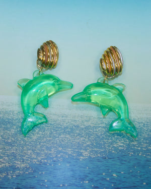 Boucles d'oreilles dauphins