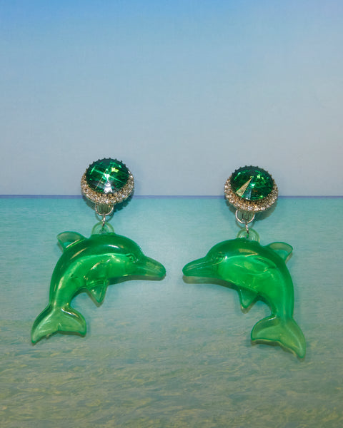Boucles d'oreilles dauphins